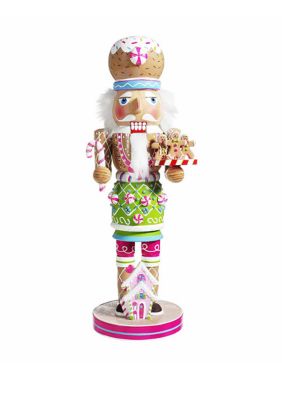 16 Inch Wooden Gingerbread Nutcracker