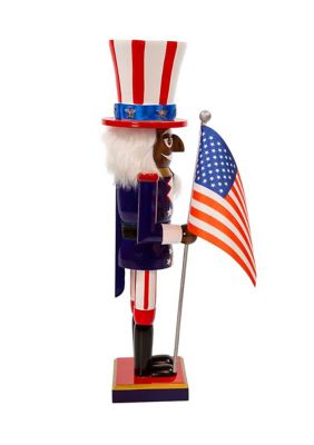 15-Inch Patriotic African American Nutcracker