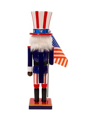 15-Inch Patriotic African American Nutcracker