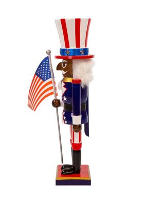 15-Inch Patriotic African American Nutcracker