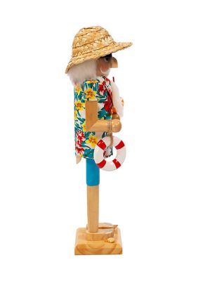 15-Inch Beach Santa Nutcracker