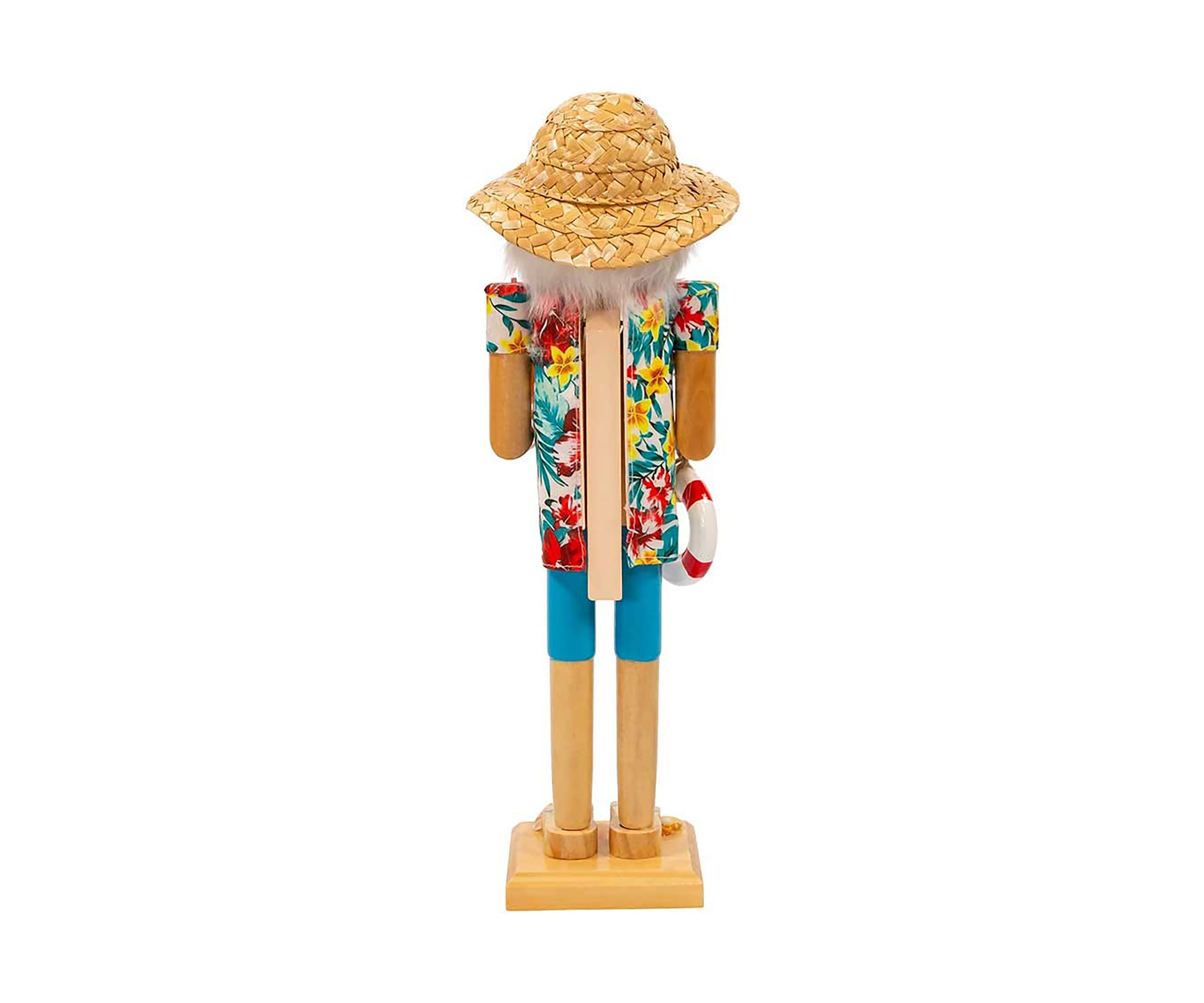 15-Inch Beach Santa Nutcracker