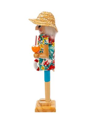 15-Inch Beach Santa Nutcracker