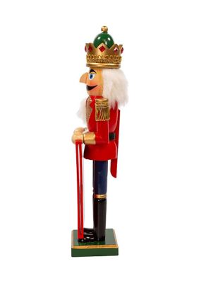 15-Inch Nutcracker King Holding Picture Frame