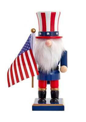 9-Inch Patriotic Gnome Nutcracker