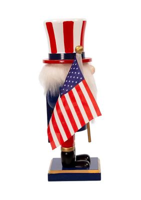 9-Inch Patriotic Gnome Nutcracker