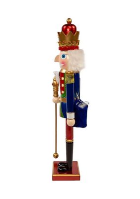 24-Inch Battery Operated Lighted King Nutcracker