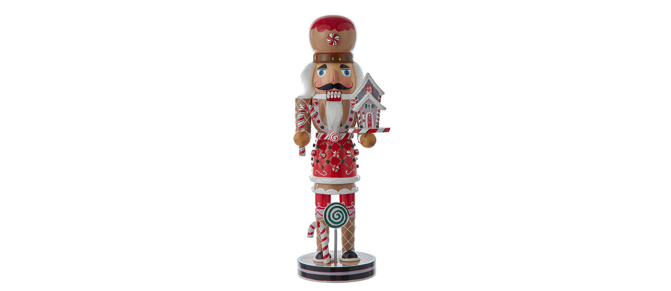 Kurt Adler 12-Inch Gingerbread Nutcracker