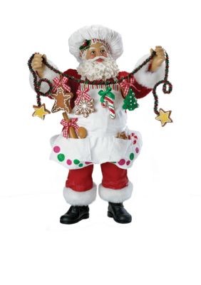 12" Fabriché Christmas Chef Santa