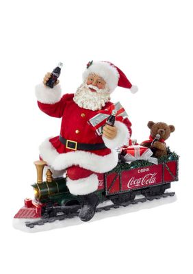 Coca-Cola Santa Train with LED Garland