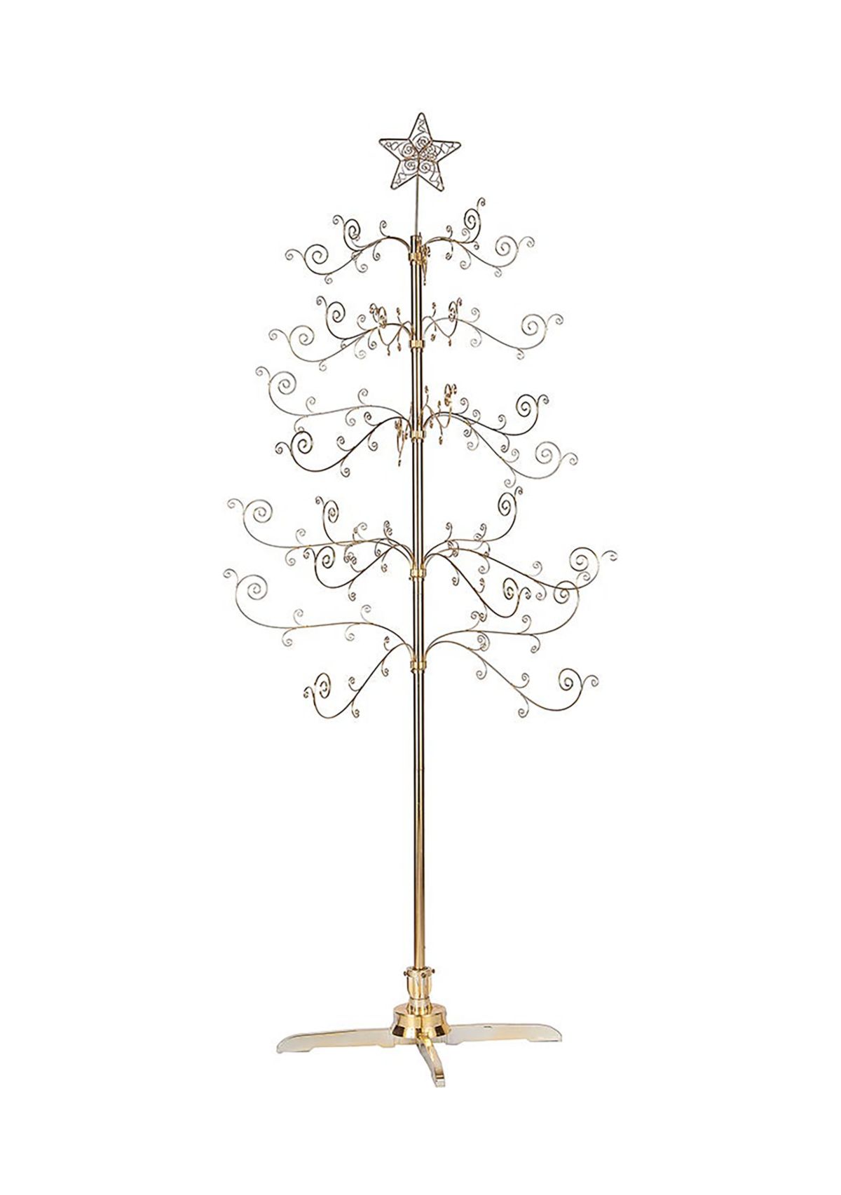 6.5 Revolving Gold Metal Tree