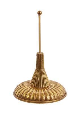 7-Inch Resin Gold Finial Holder