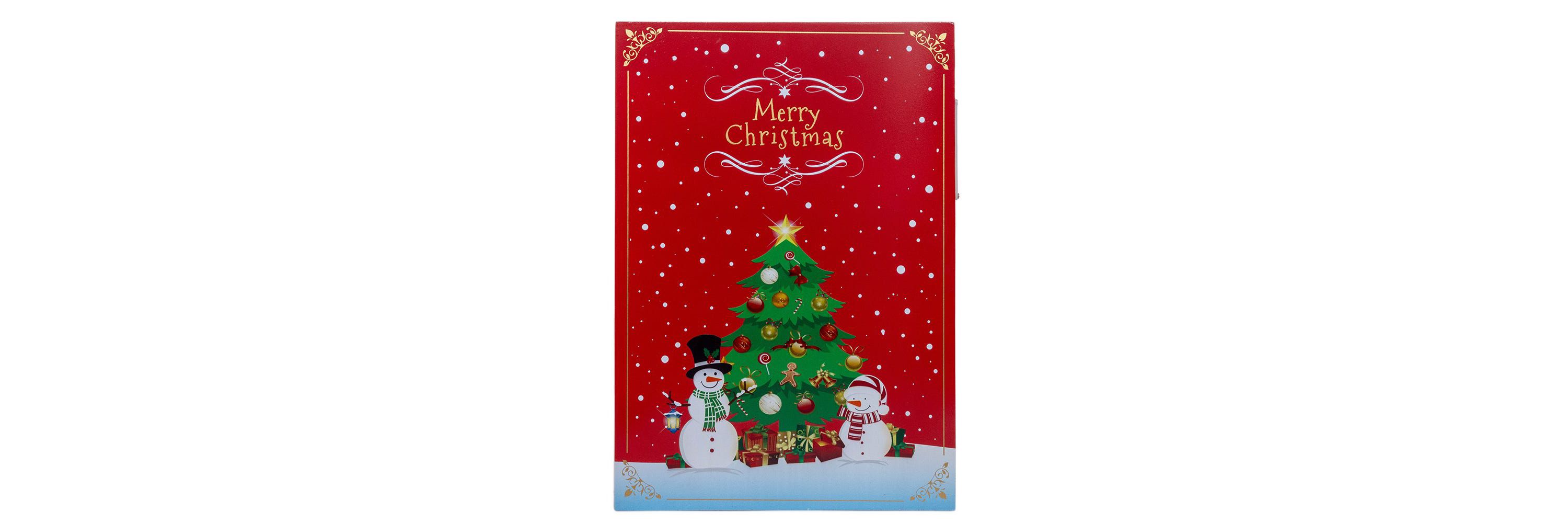 Kurt Adler 13-Inch Battery Operated Lighted Wooden Christmas Advent Calander