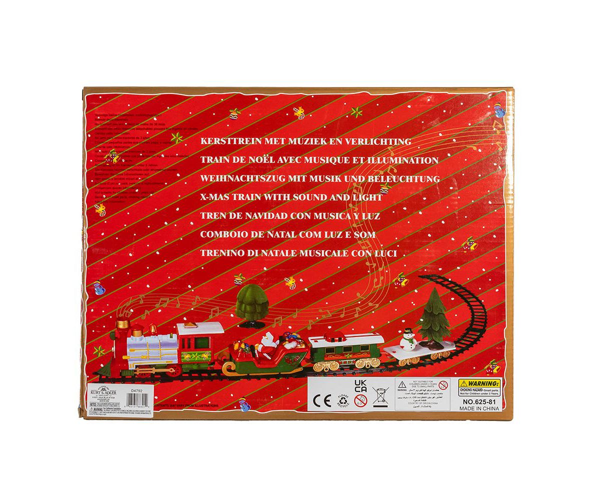 Battery Operated Musical Santa Train Table Piece