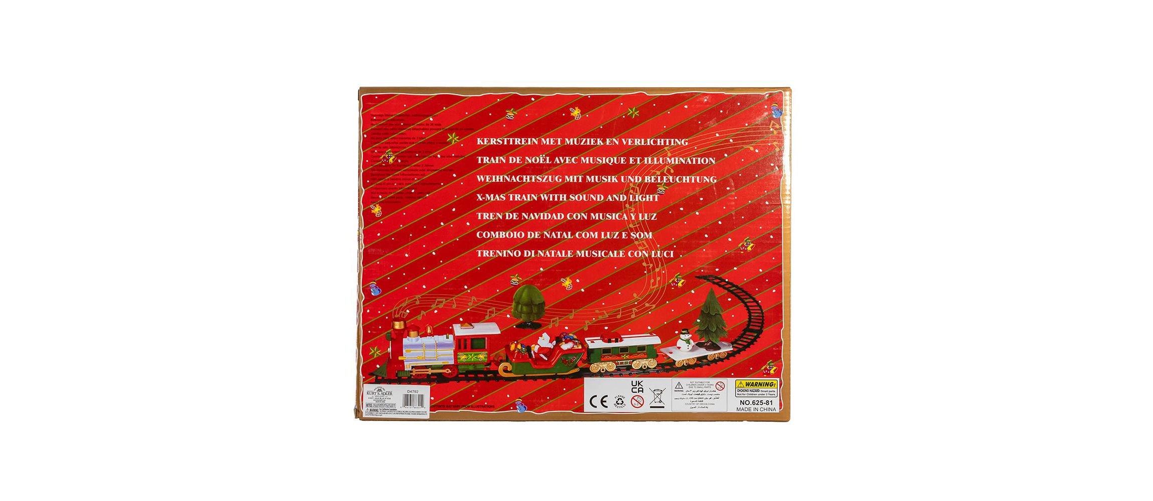 Battery Operated Musical Santa Train Table Piece