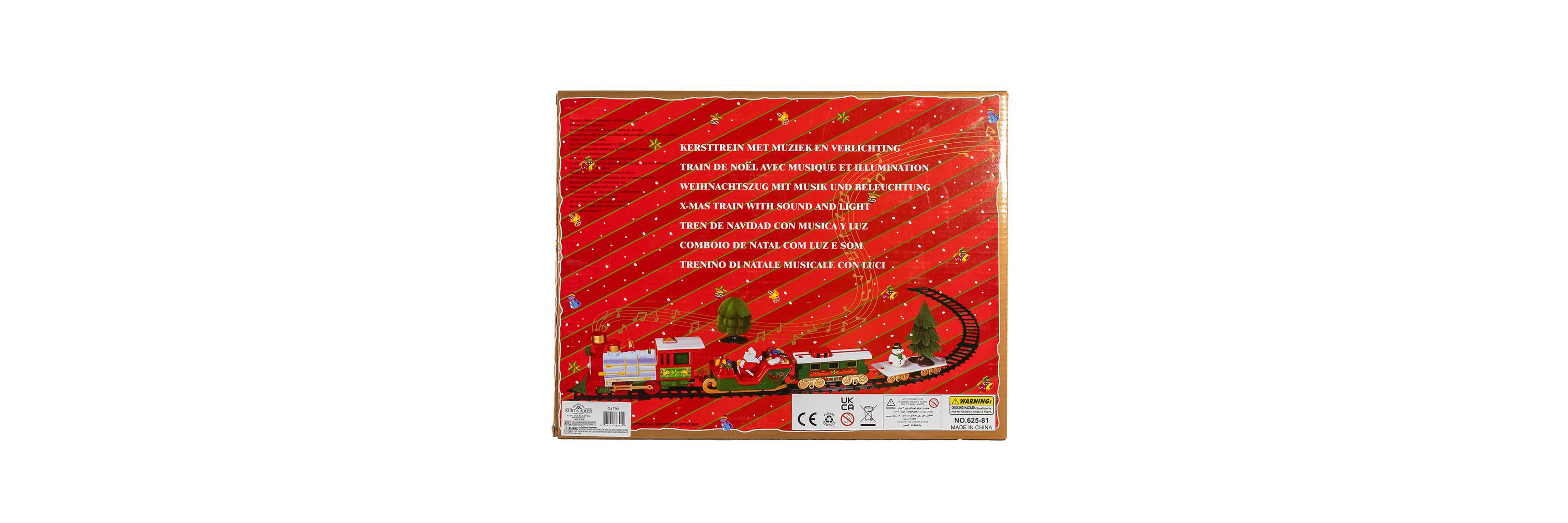 Battery Operated Musical Santa Train Table Piece