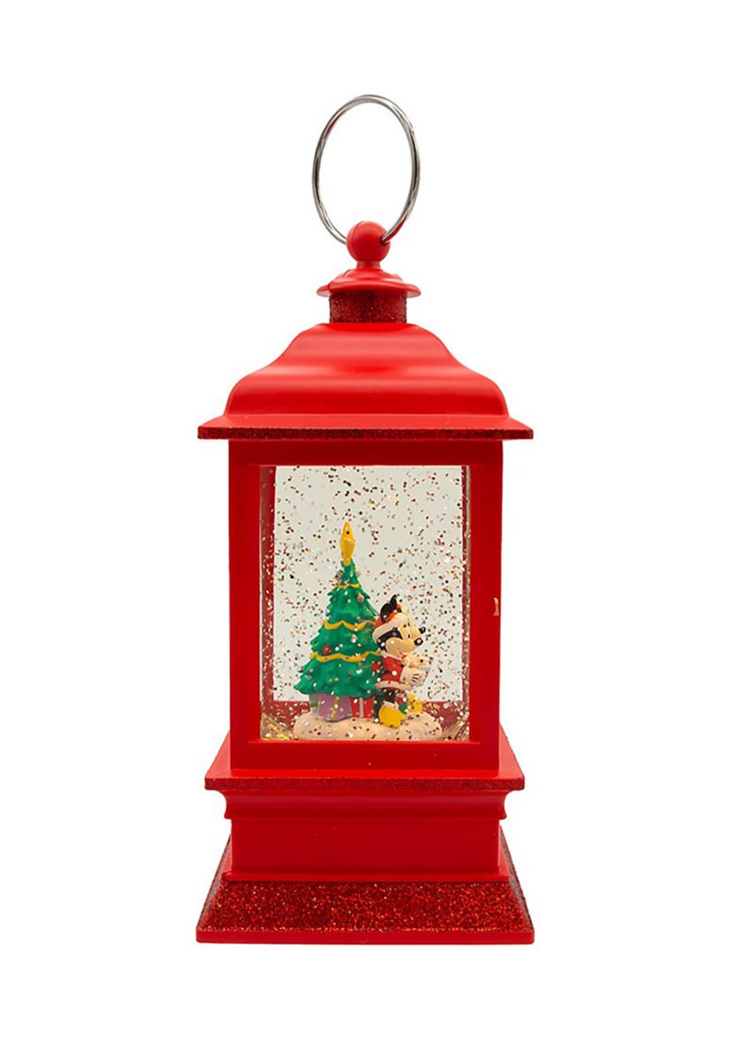 9-Inch Battery-Operated Disney© Mickey and Minnie Spinning Musical Light-Up Lantern