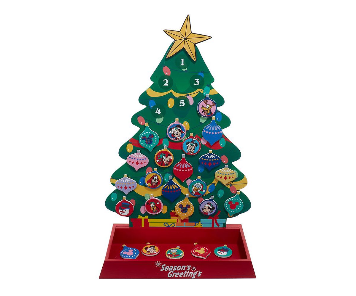 Kurt Adler 16-Inch Disney Advent Tree with Magnetic Ornaments