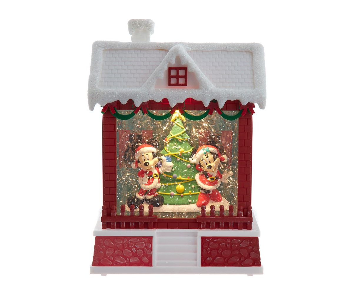 Kurt Adler 7.5-Inch Disney Battery Operated Light-Up Mickey Santa Lantern
