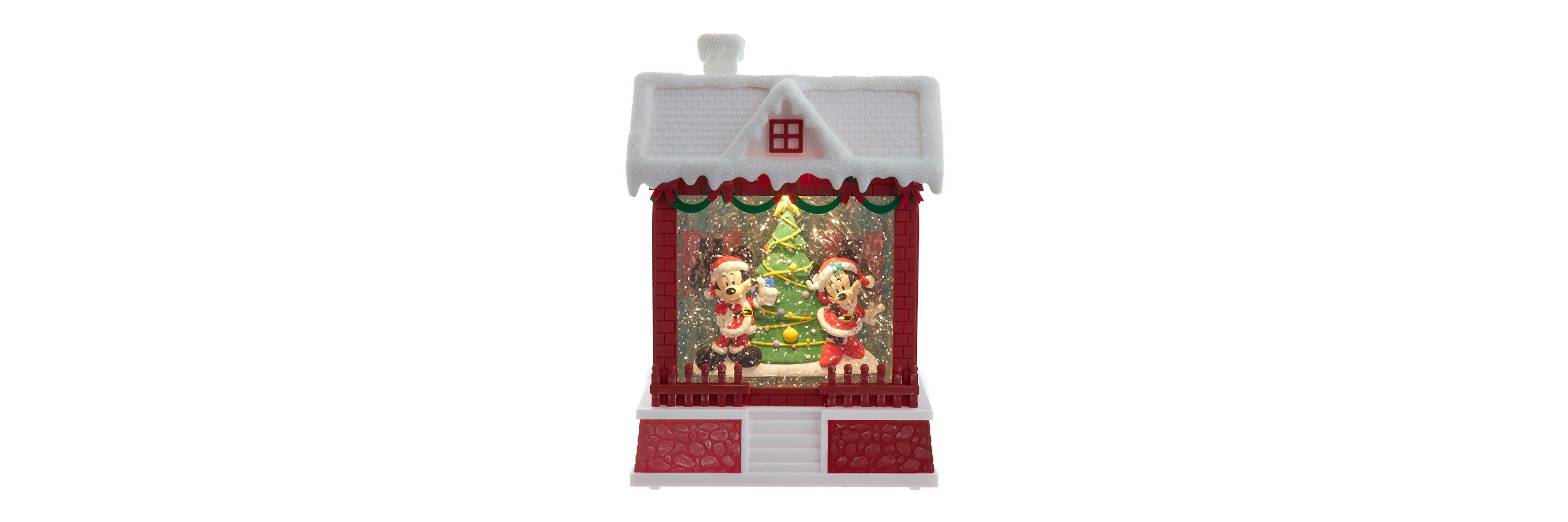Kurt Adler 7.5-Inch Disney Battery Operated Light-Up Mickey Santa Lantern