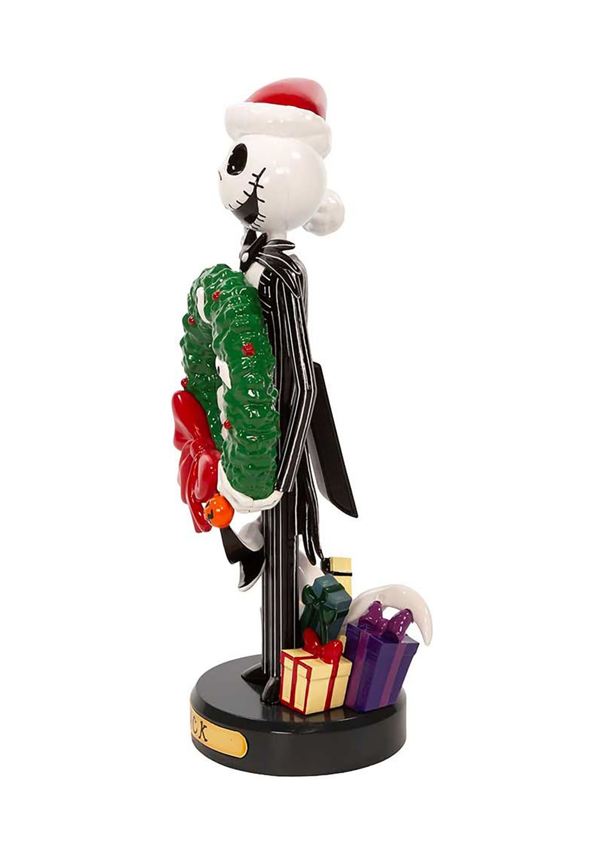 10-Inch Disney© Nightmare Before Christmas Jack Skellington With Wreath Nutcracker
