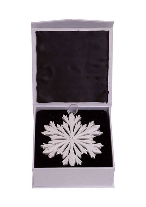Kurt S. Adler 4-Inch Elegant Snowflake Ornament with