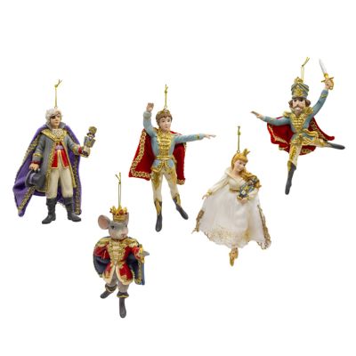 Kurt S. Adler The Nutcracker Suite Ballet Ornament Set, 5Pieces