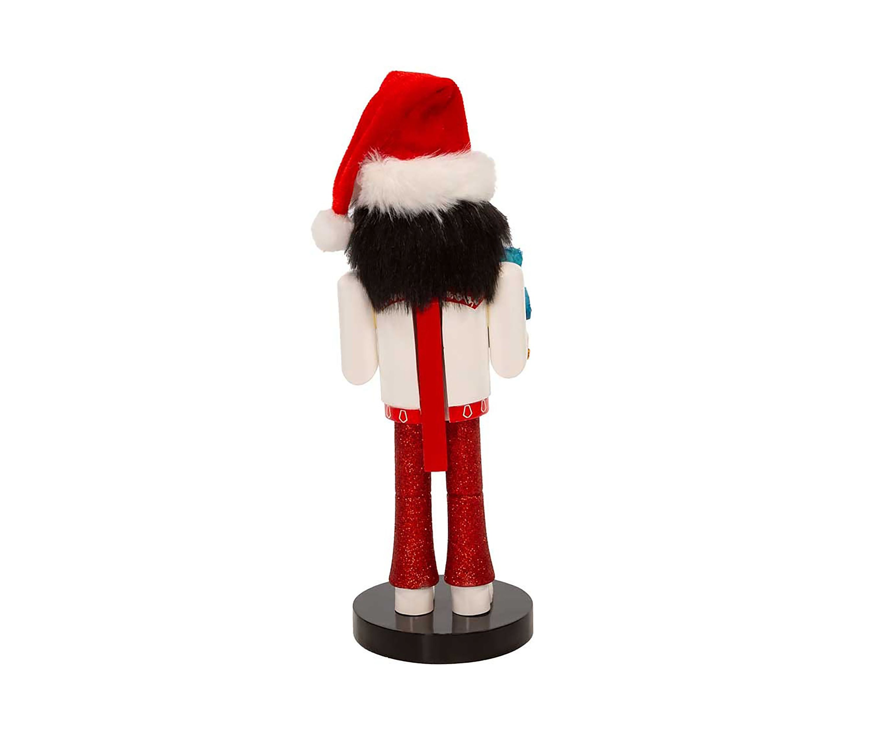 10-Inch Elvis Presley® With Teddy Bear Nutcracker