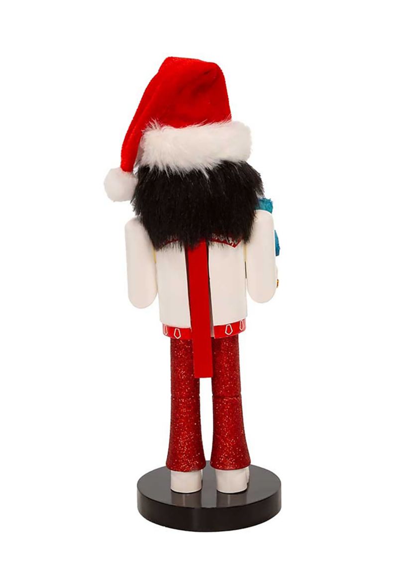 10-Inch Elvis Presley® With Teddy Bear Nutcracker