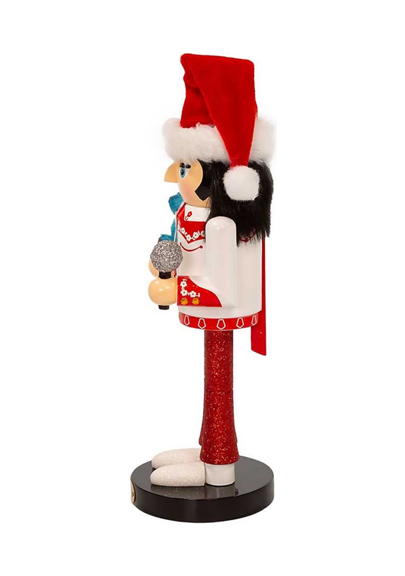 10-Inch Elvis Presley® With Teddy Bear Nutcracker