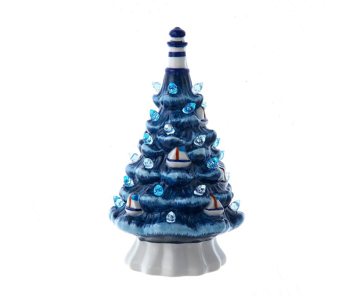 Kurt Adler 7.5-Inch Ceramic Coastal Christmas Tree