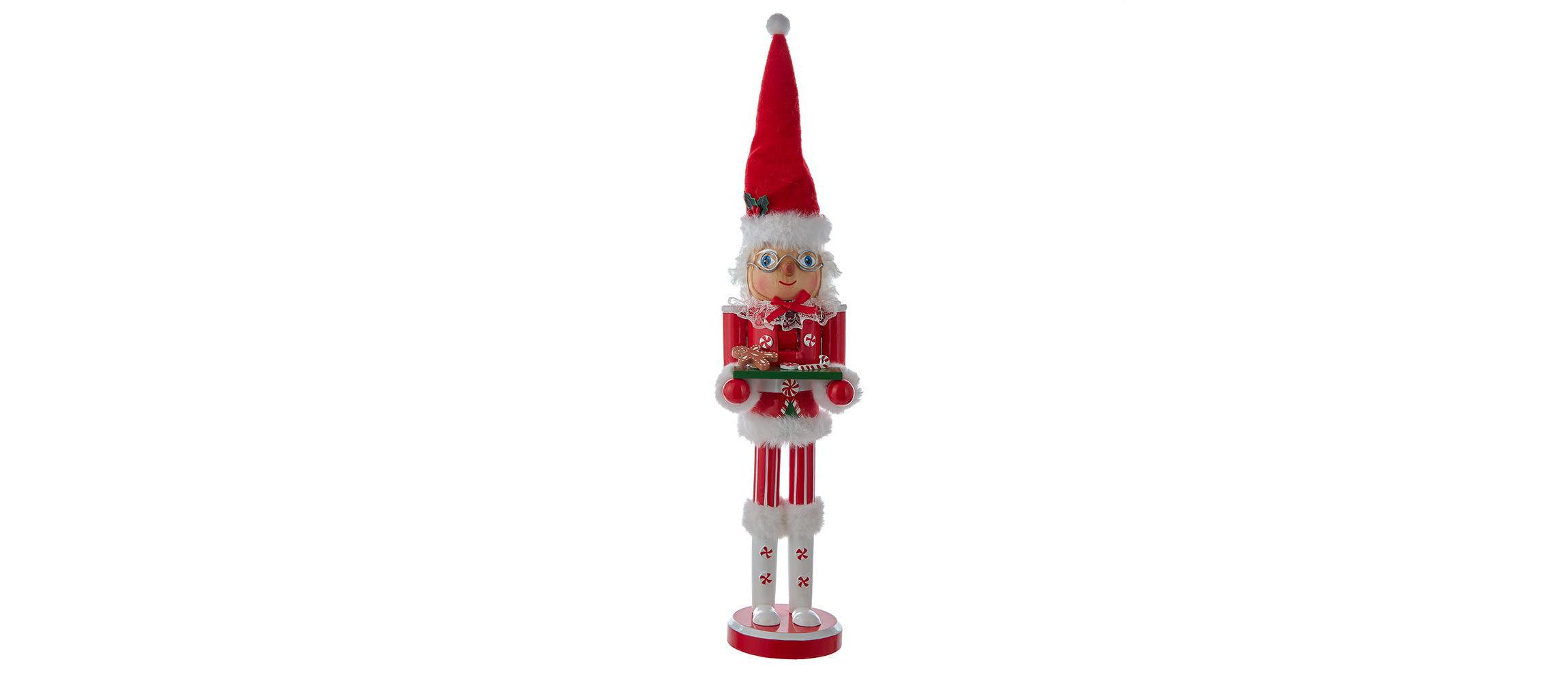 Kurt Adler 15-Inch Wooden Mrs. Claus Nutcracker