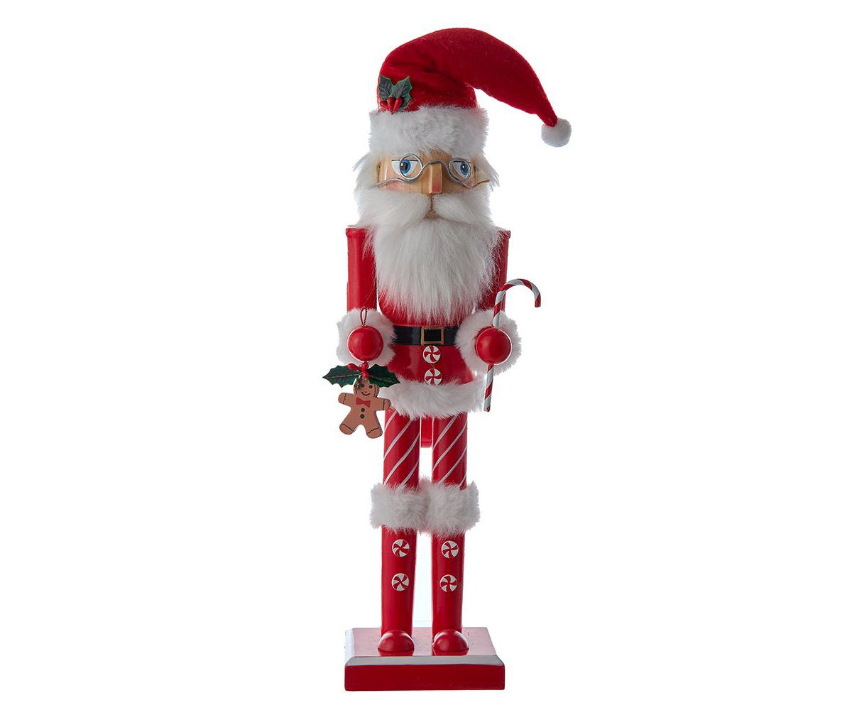 Kurt Adler 15-Inch Wooden Santa Claus Nutcracker