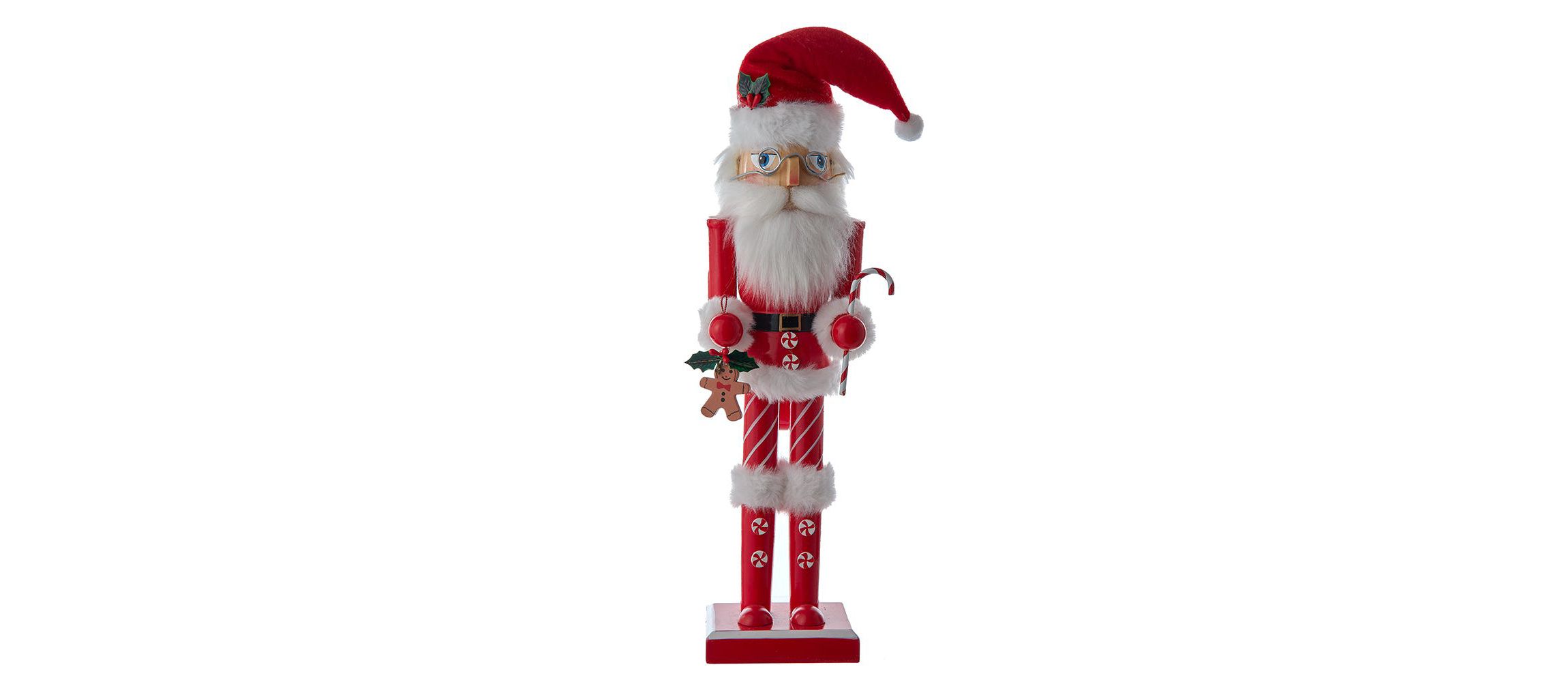 Kurt Adler 15-Inch Wooden Santa Claus Nutcracker
