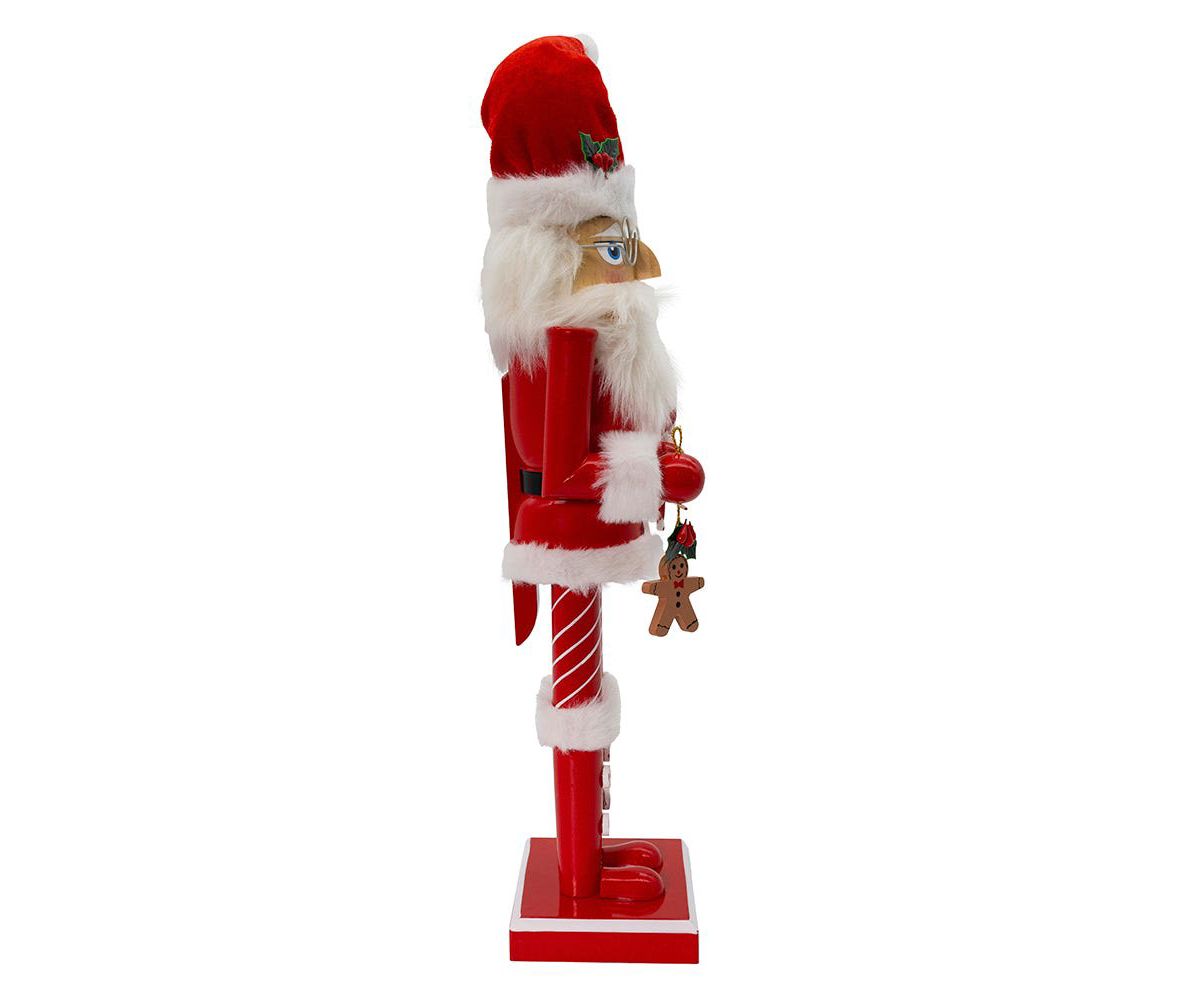 Kurt Adler 15-Inch Wooden Santa Claus Nutcracker