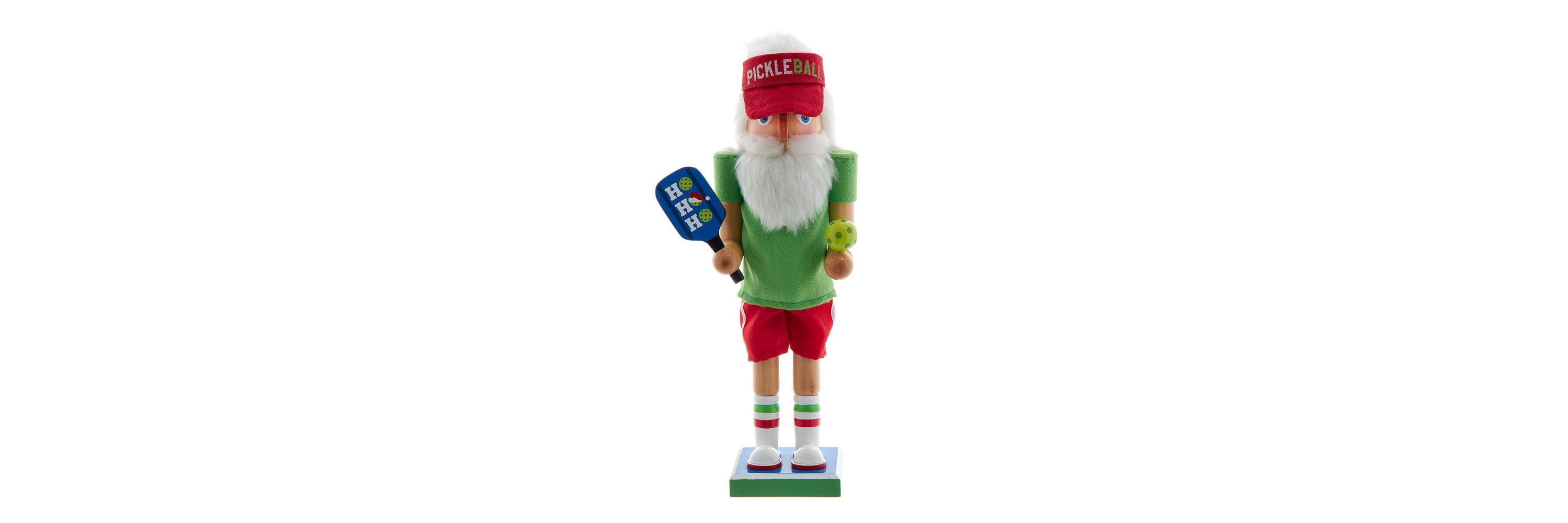 Kurt Adler 12-Inch Wooden Pickleball Nutcracker