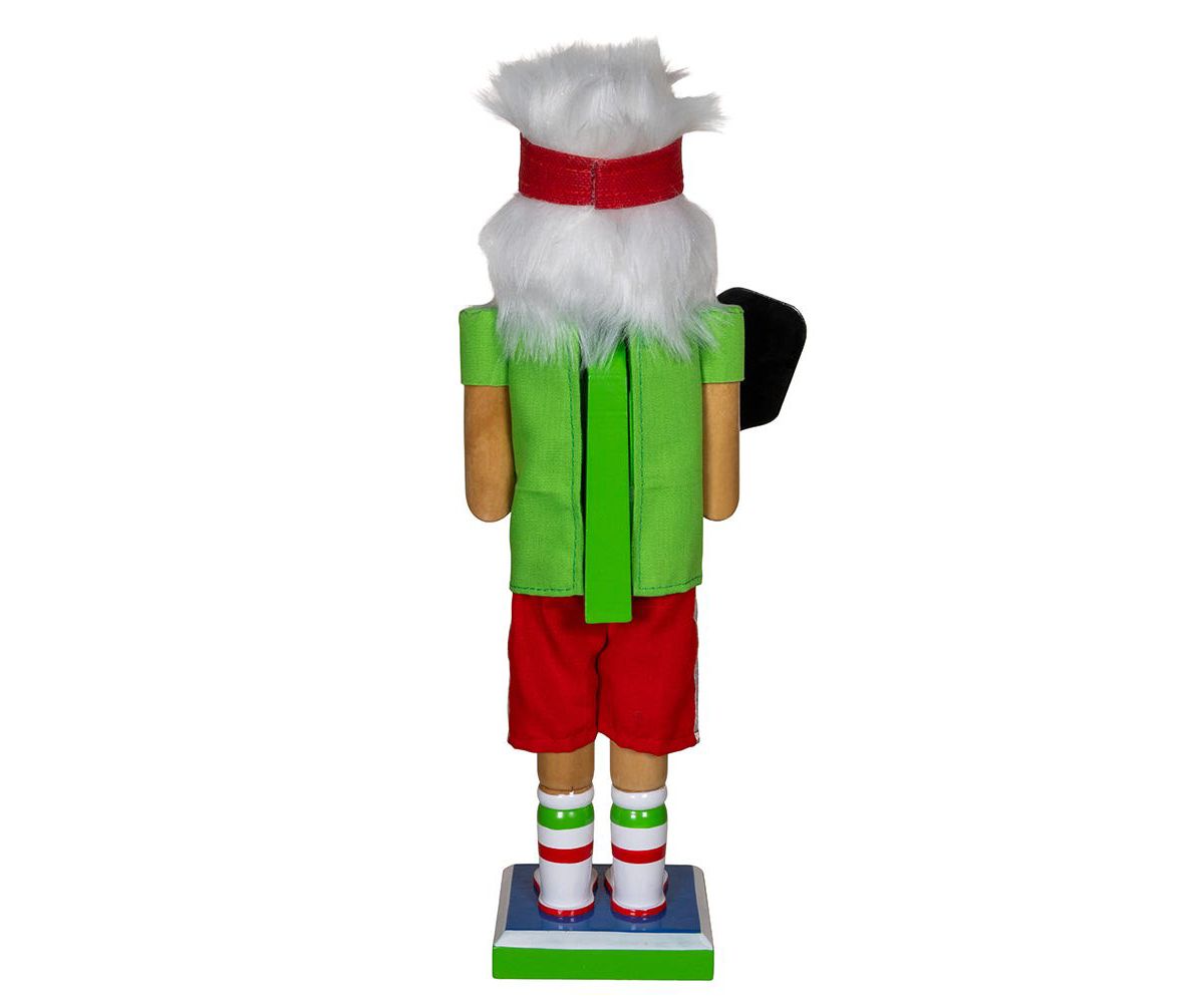 Kurt Adler 12-Inch Wooden Pickleball Nutcracker