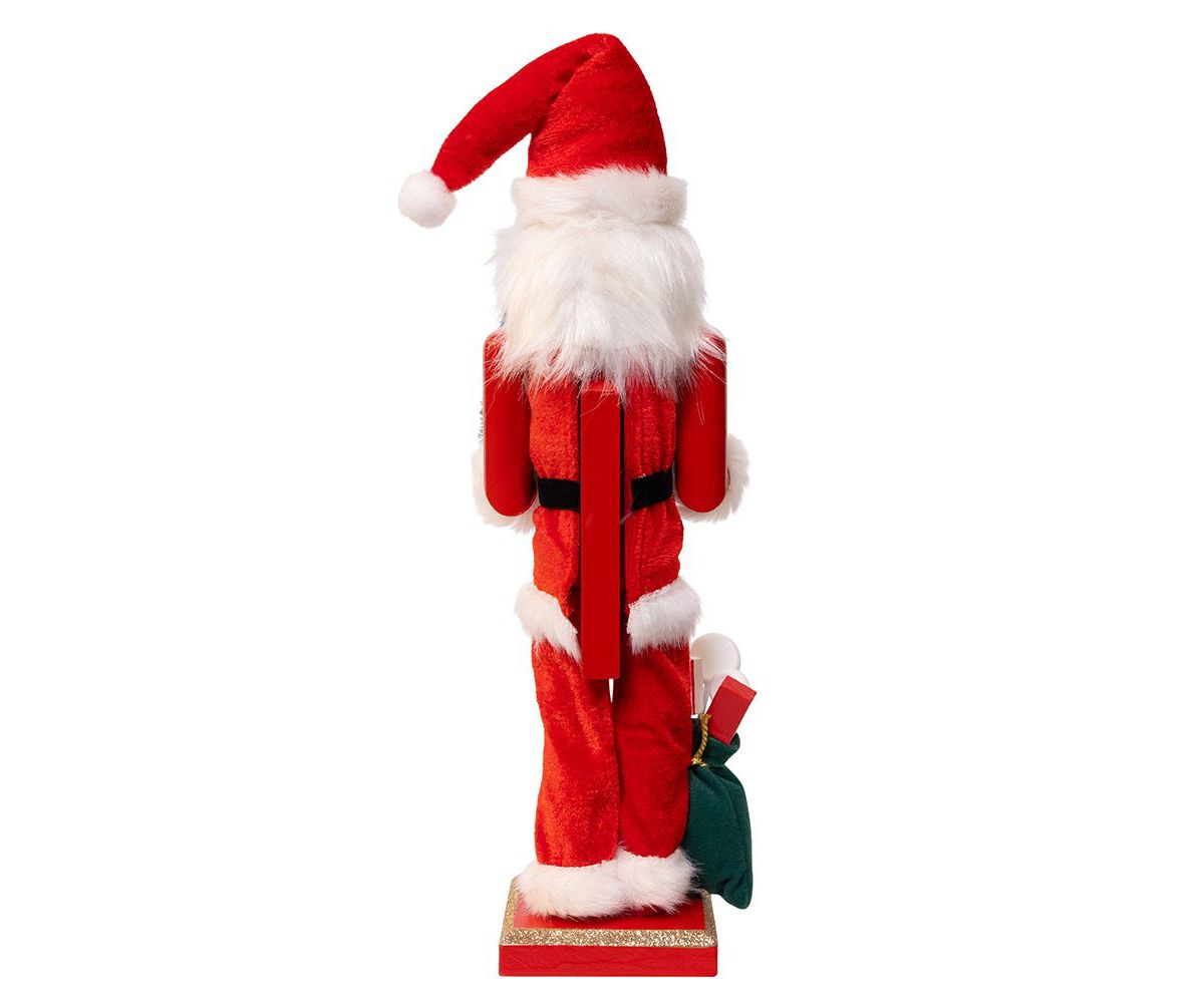 15-Inch Santa With Gifts and Tree Nutcracker
