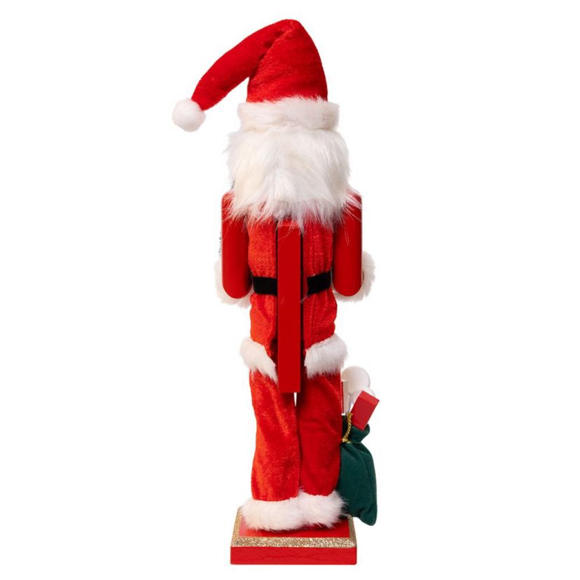 15-Inch Santa With Gifts and Tree Nutcracker