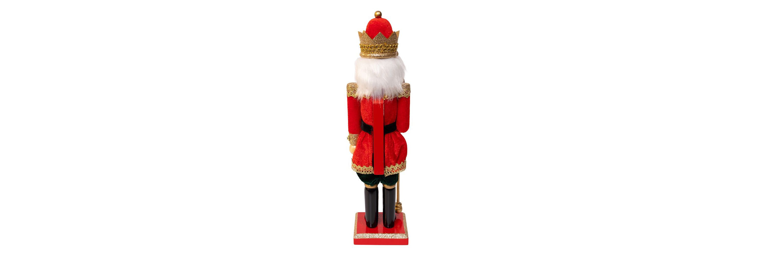15-Inch Red and Green King Nutcracker