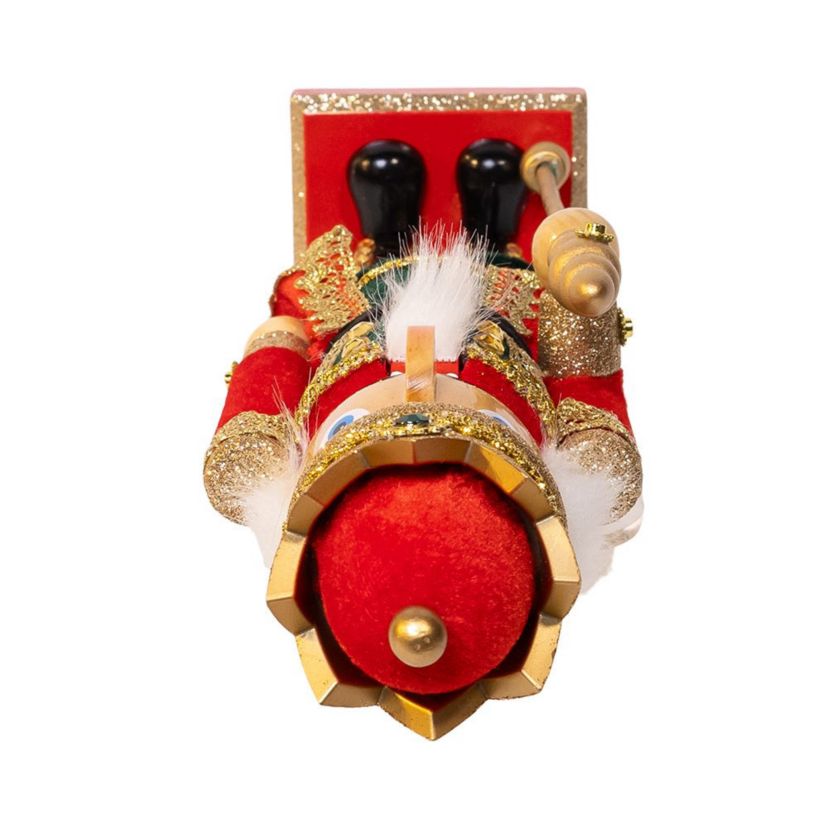 15-Inch Red and Green King Nutcracker