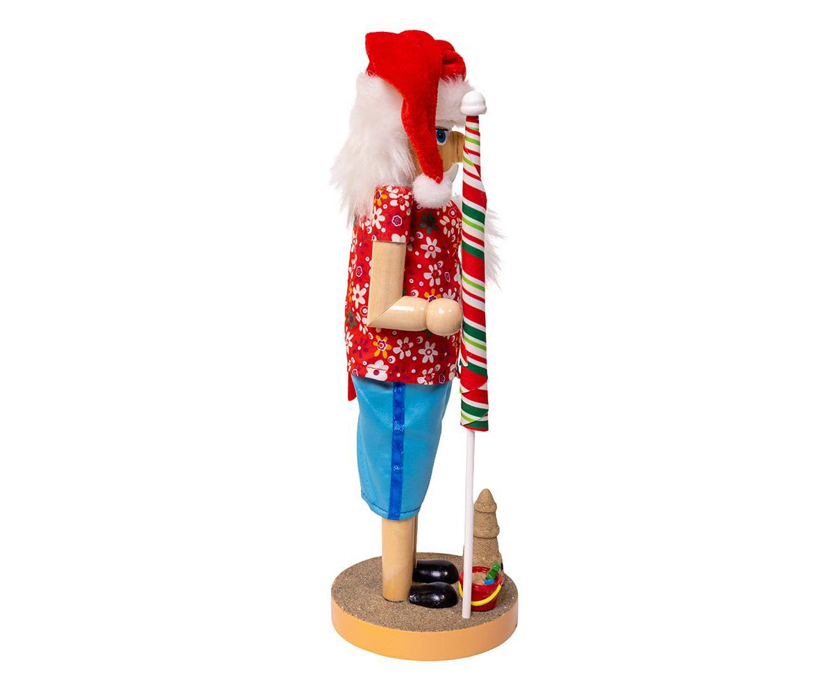 15-Inch Beach Santa Nutcracker