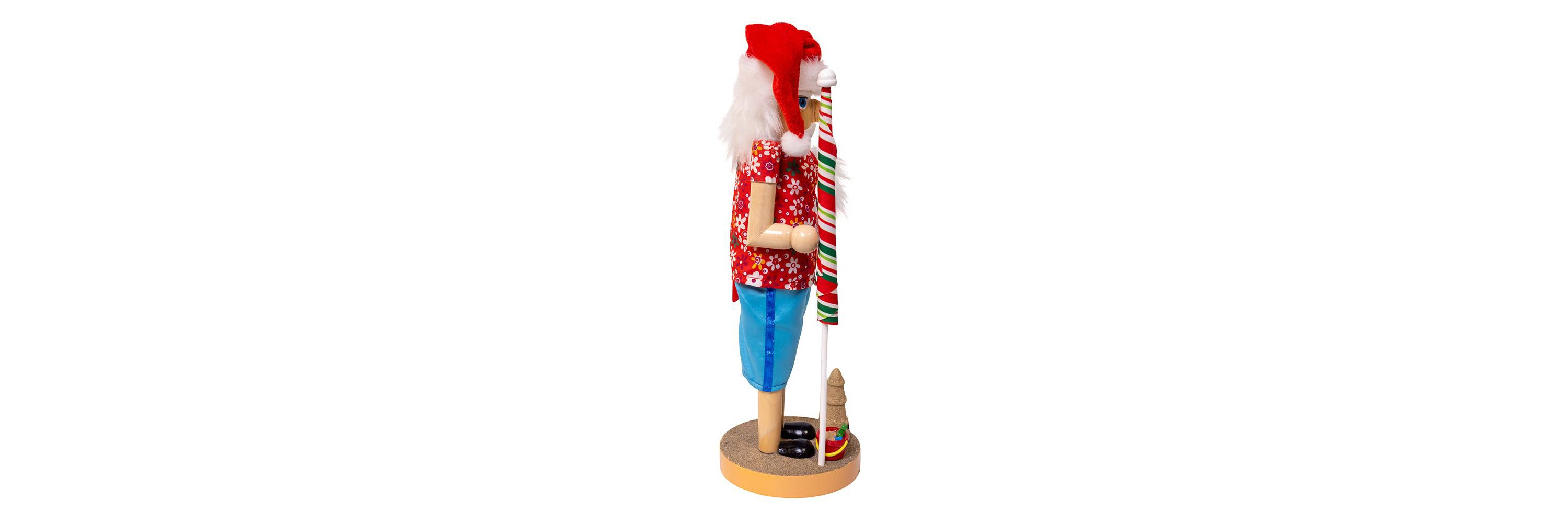 15-Inch Beach Santa Nutcracker
