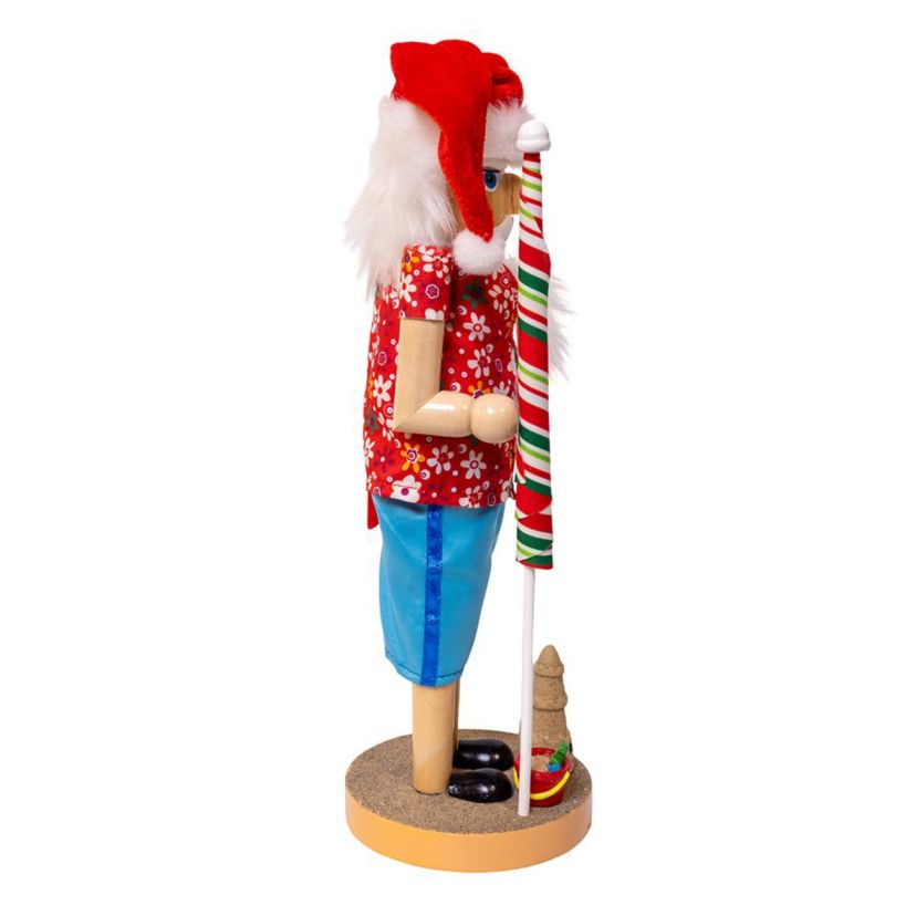 15-Inch Beach Santa Nutcracker