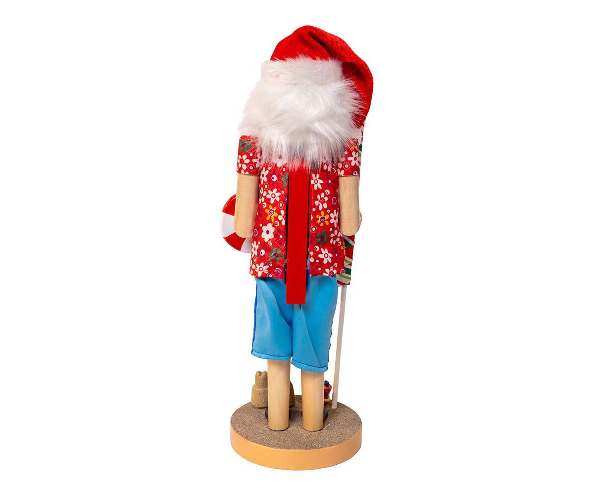 15-Inch Beach Santa Nutcracker