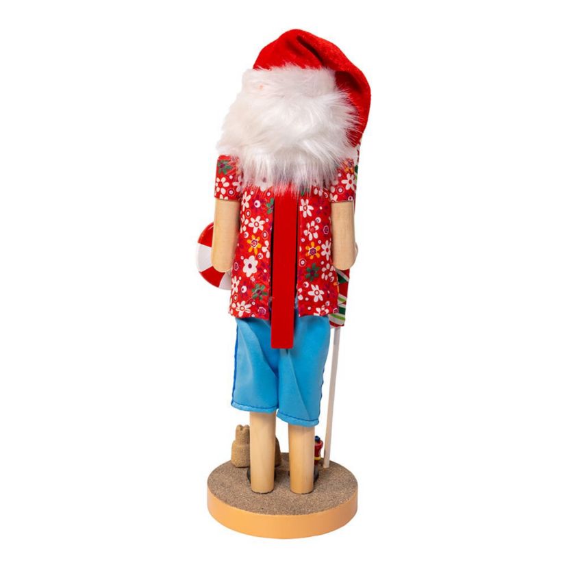 15-Inch Beach Santa Nutcracker
