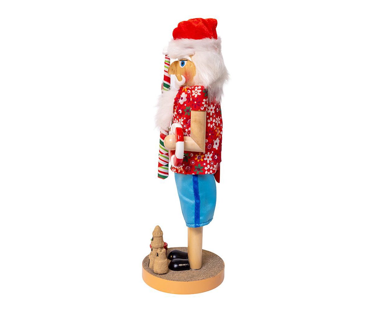 15-Inch Beach Santa Nutcracker