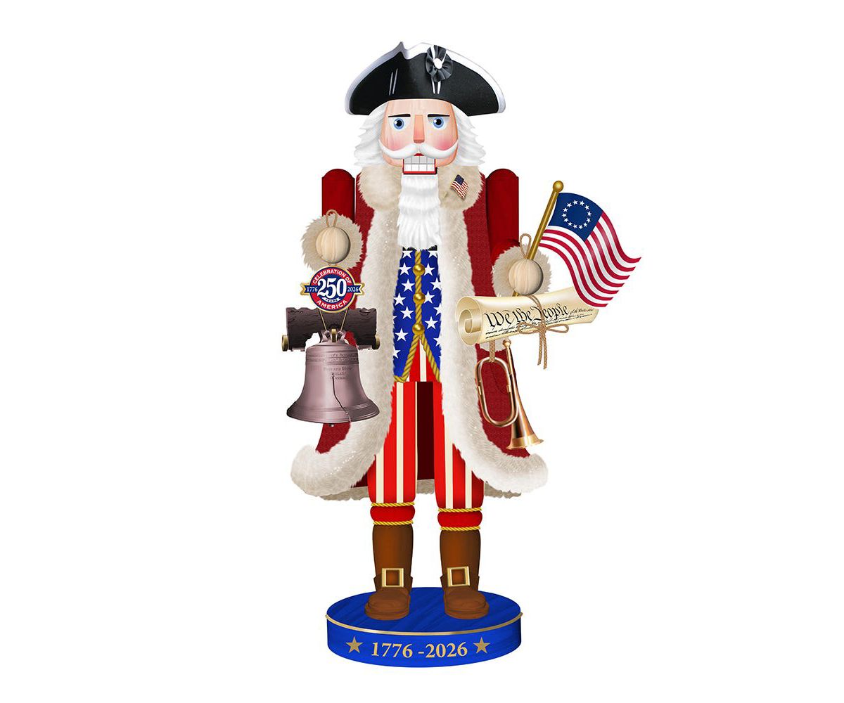 14-Inch 250th Anniversary of America Nutcracker