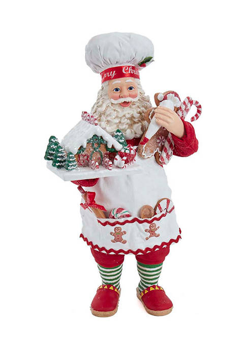 Kurt S. Adler Fabrice Gingerbread Chef Santa
