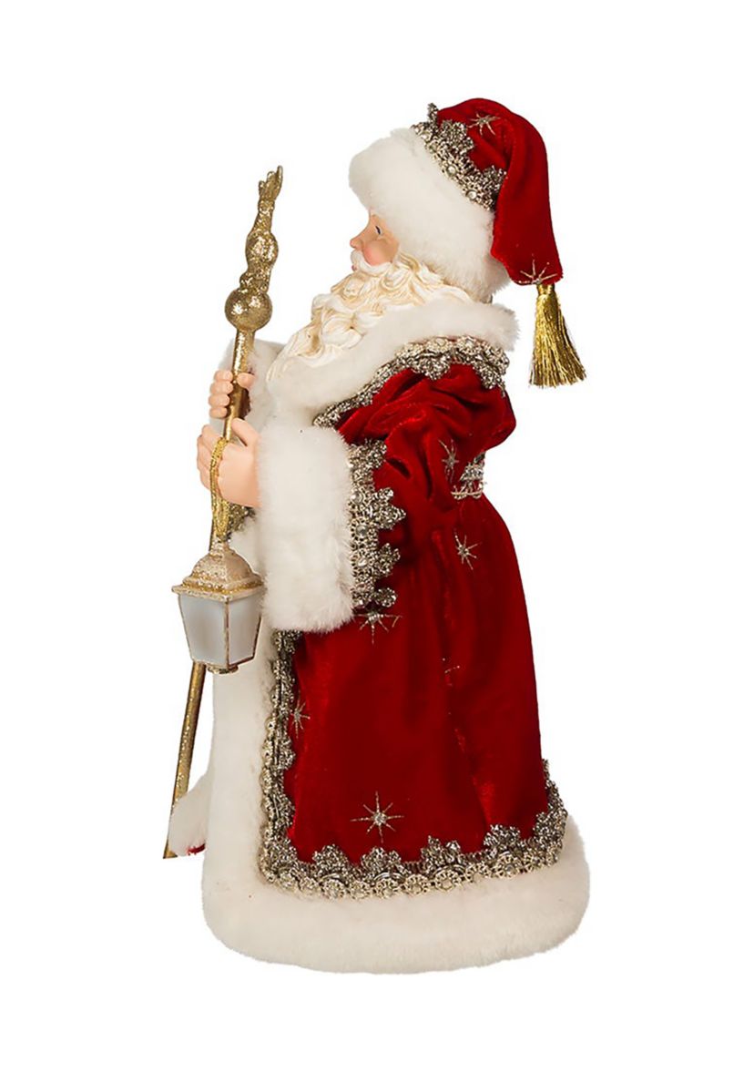 Red Santa Tablepiece